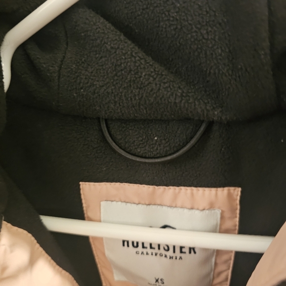 Pink and Black Windbreaker Jacket by Hollister - Picture 10 of 12
